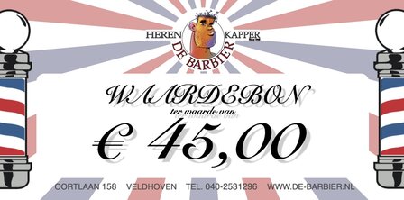 Cadeaubon &euro;45,00