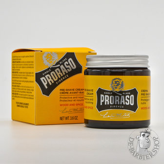 Proraso &quot;Wood &amp; Spice Pre-Shave Cr&egrave;me&quot;